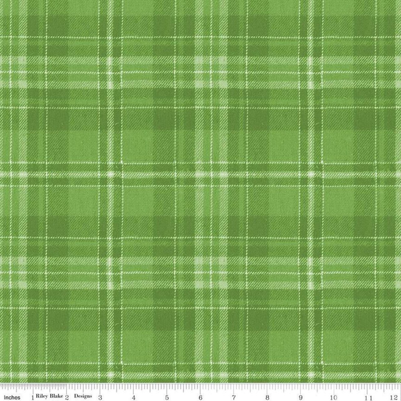 Plaid in Green (c16285-green) | Classic Christmas | J Wecker Frisch | Riley Blake